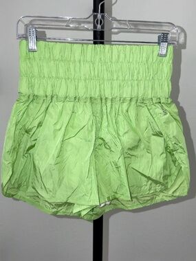 Free People, FP Movement, The Way Home Shorts, Lime Green